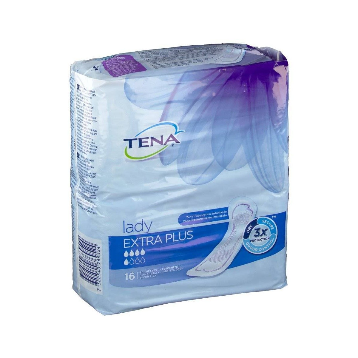 ABSORB INC ORINA LIGERA TENA LADY EXTRA PLUS 16 U