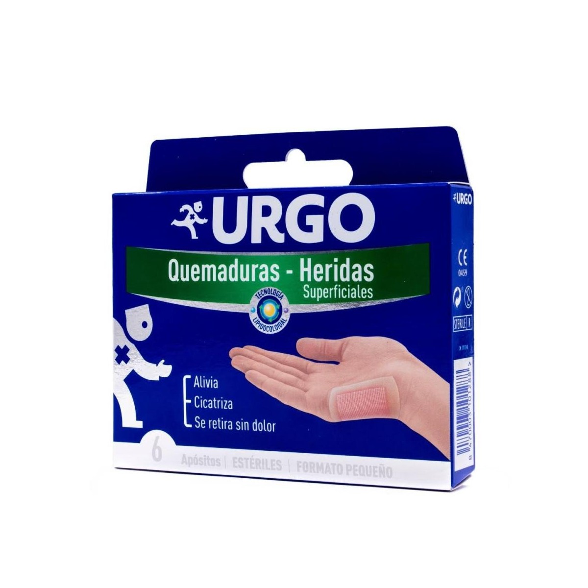 URGO QUEMADURA HIDROCOLOIDE 6 U