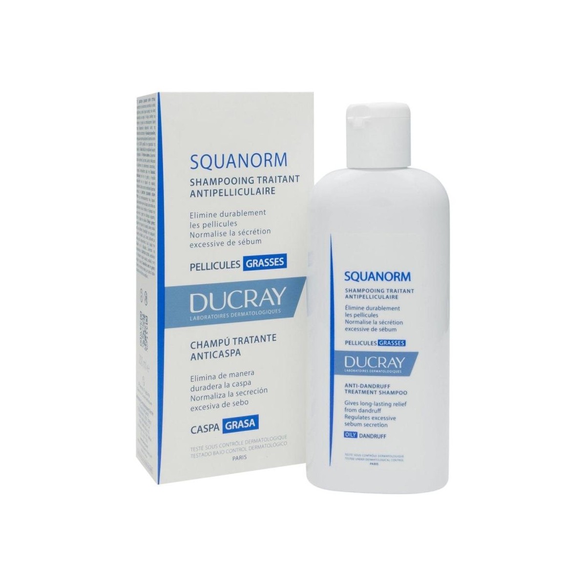 SQUANORM CHAMPU TTE ANTICASPA CASPA GRASA 200 ML