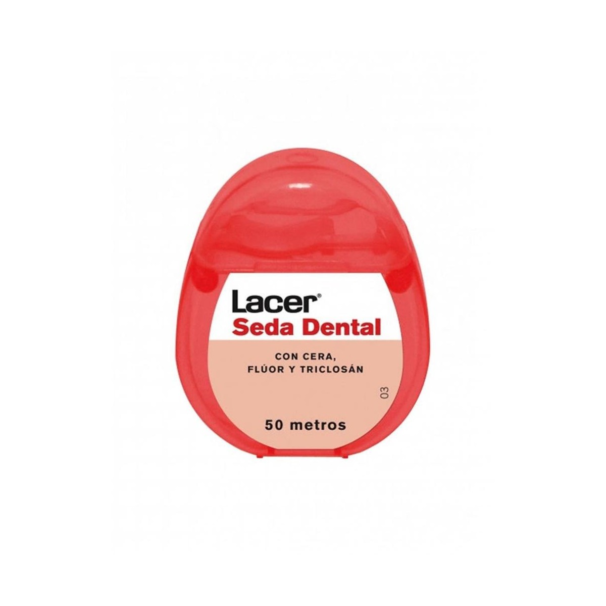 LACER SEDA DENTAL CON CERA FLUOR Y TRICLOSAN 50 M
