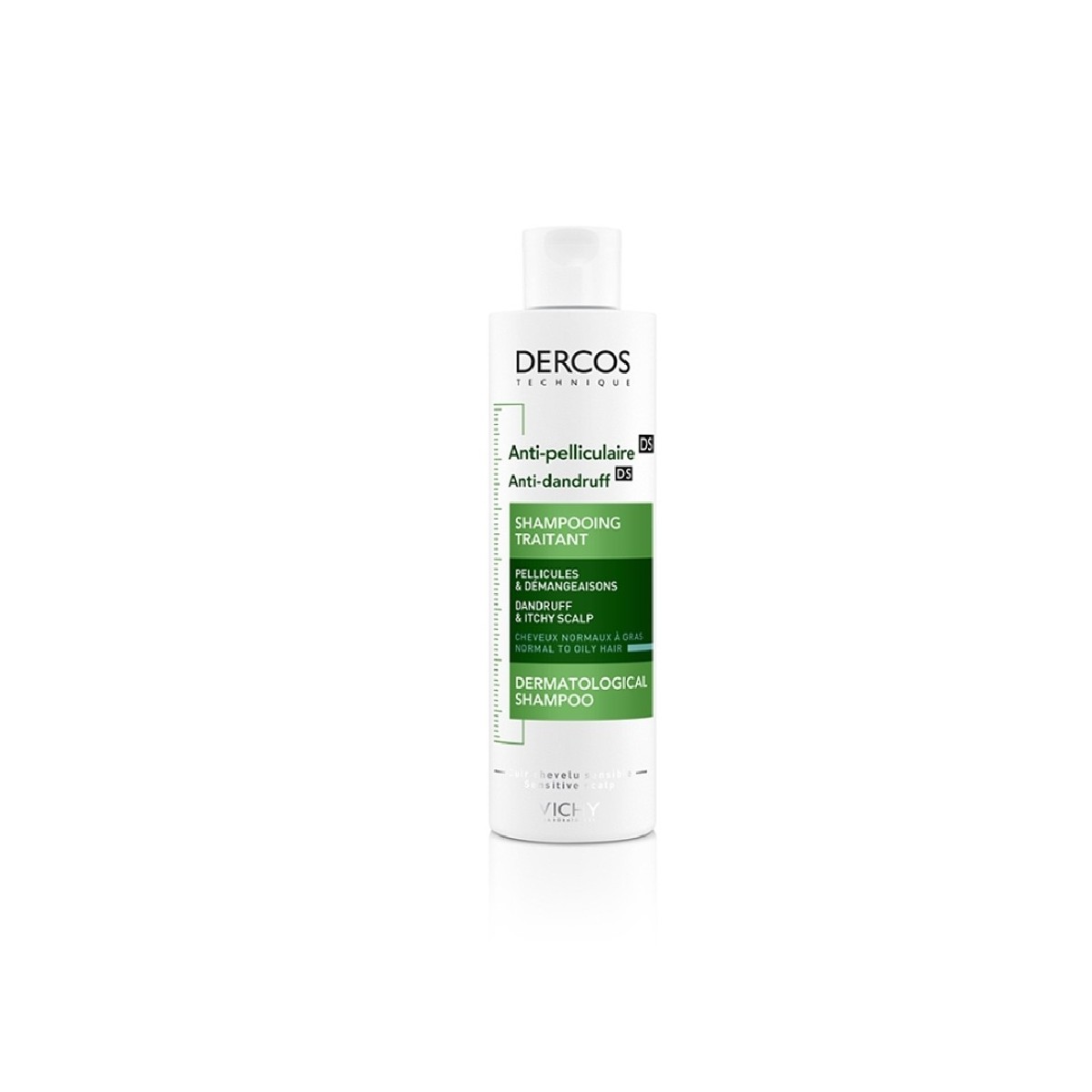 CHAMPU DERCOS ANTICASPA CABELLO GRASO 2OO ML