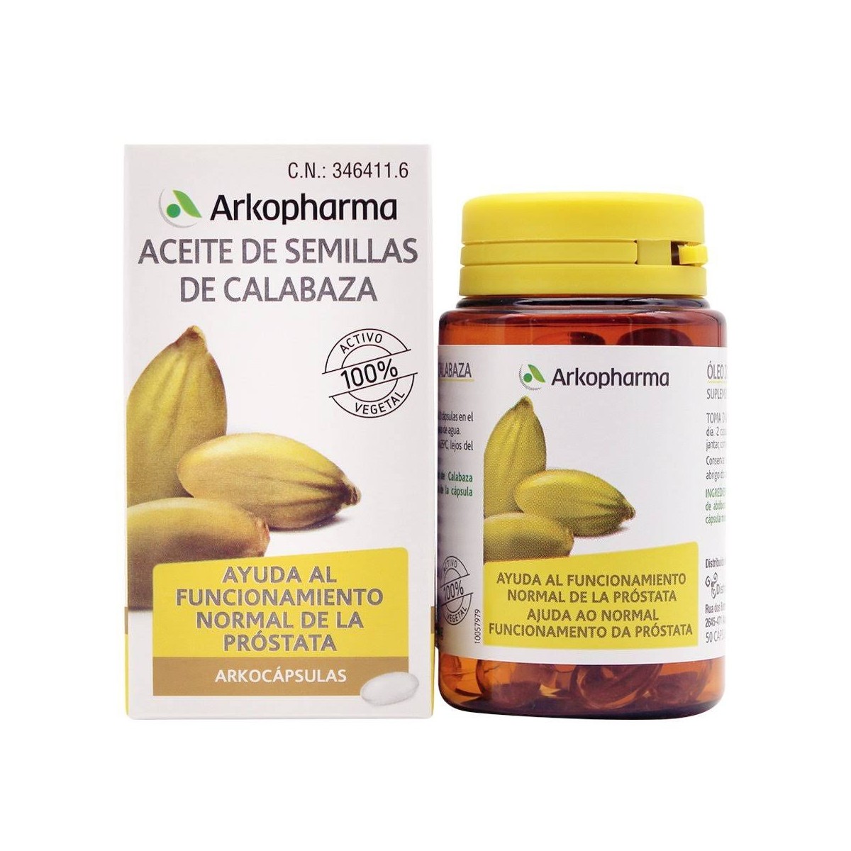 CALABAZA SEMILLAS ACEITE ARKOCAPS 50 CAPS