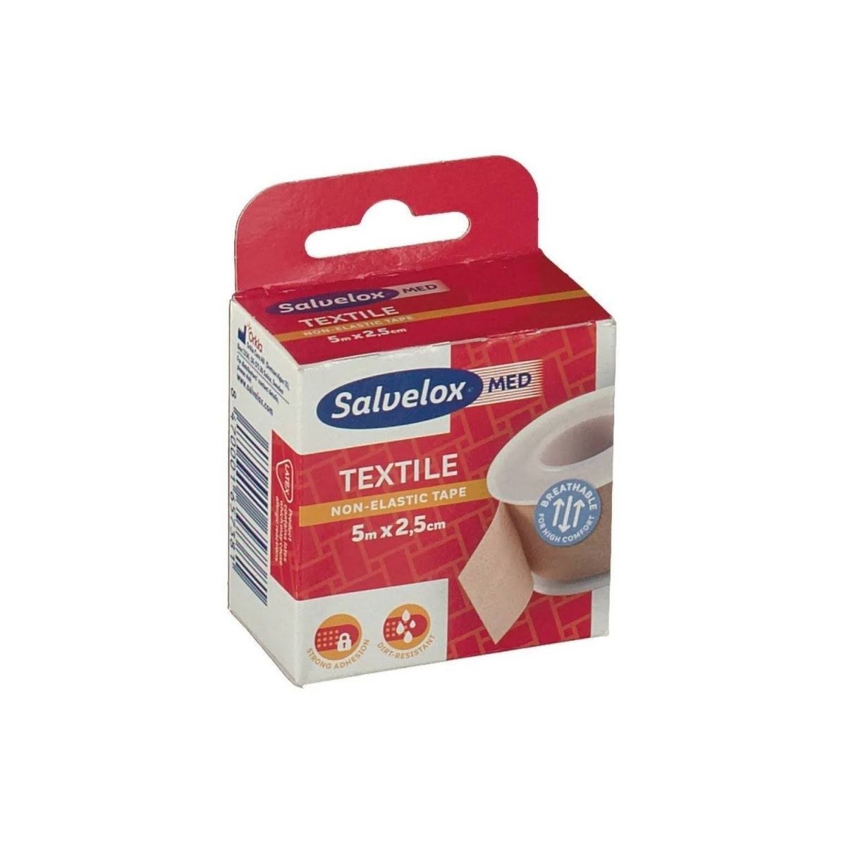 ESPARADRAPO TEXTIL CARNE 5 X 25