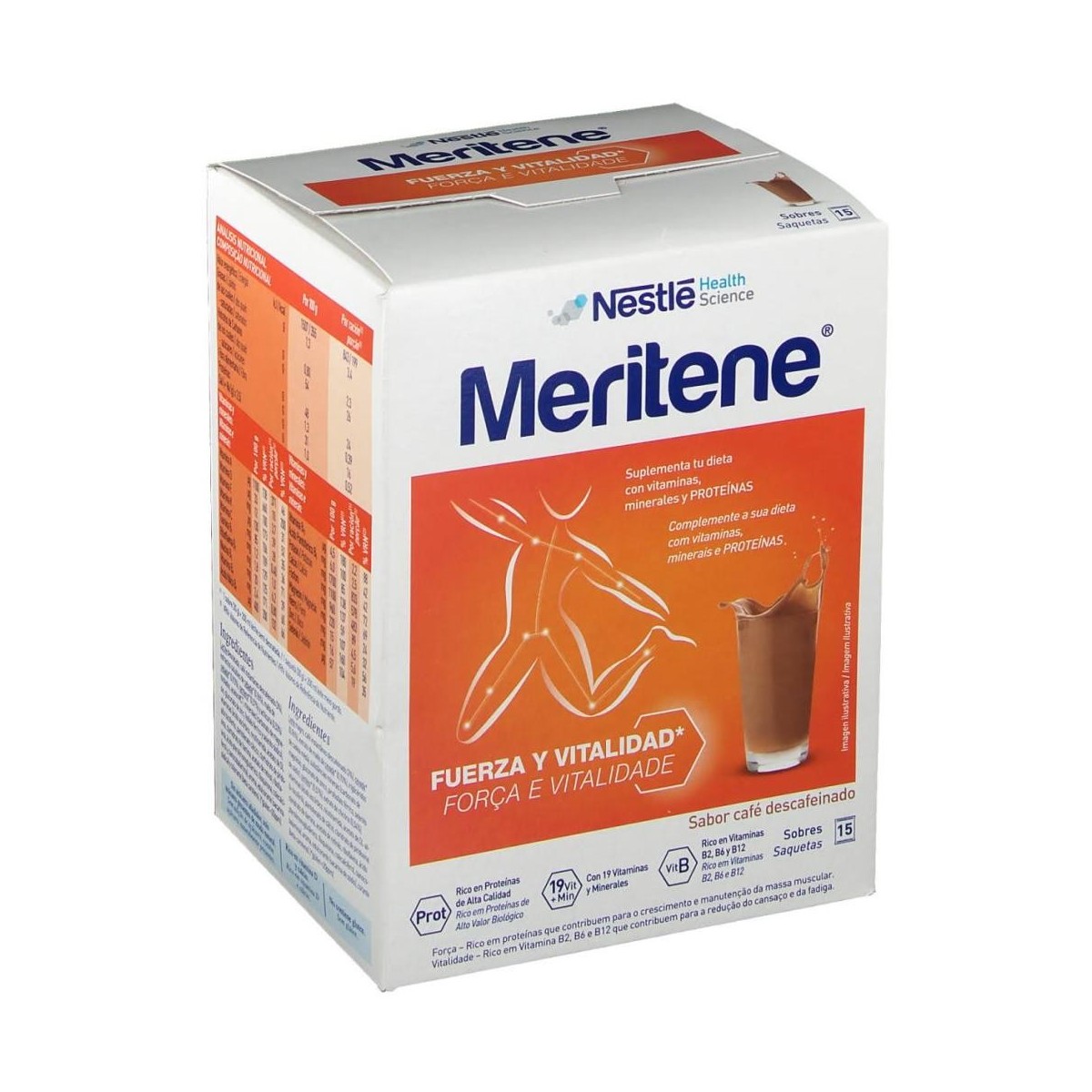 MERITENE 30 G 15 SOBRES CAFE DESCAFEINADO