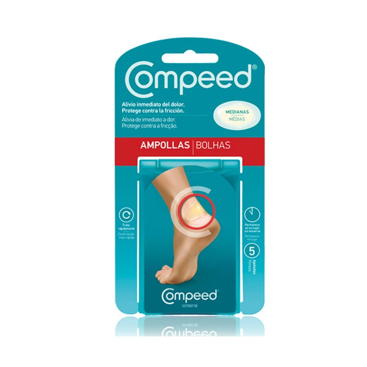 Compeed Ampollas Invisibles 5 Apósitos