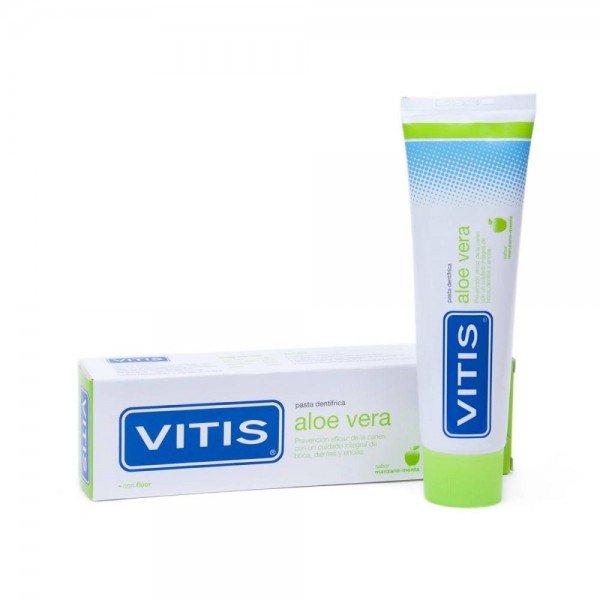 Vitis Aloe Vera Pasta Dentífrica Sabor Manzana 100 ml
