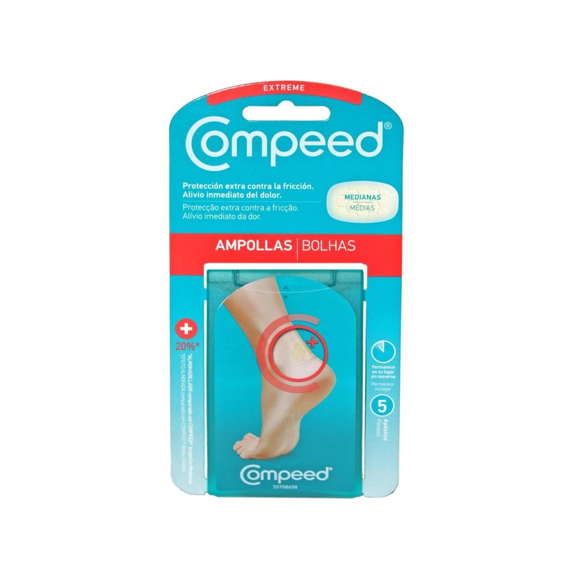 Compeed  Ampollas Extreme 5 Apósitos