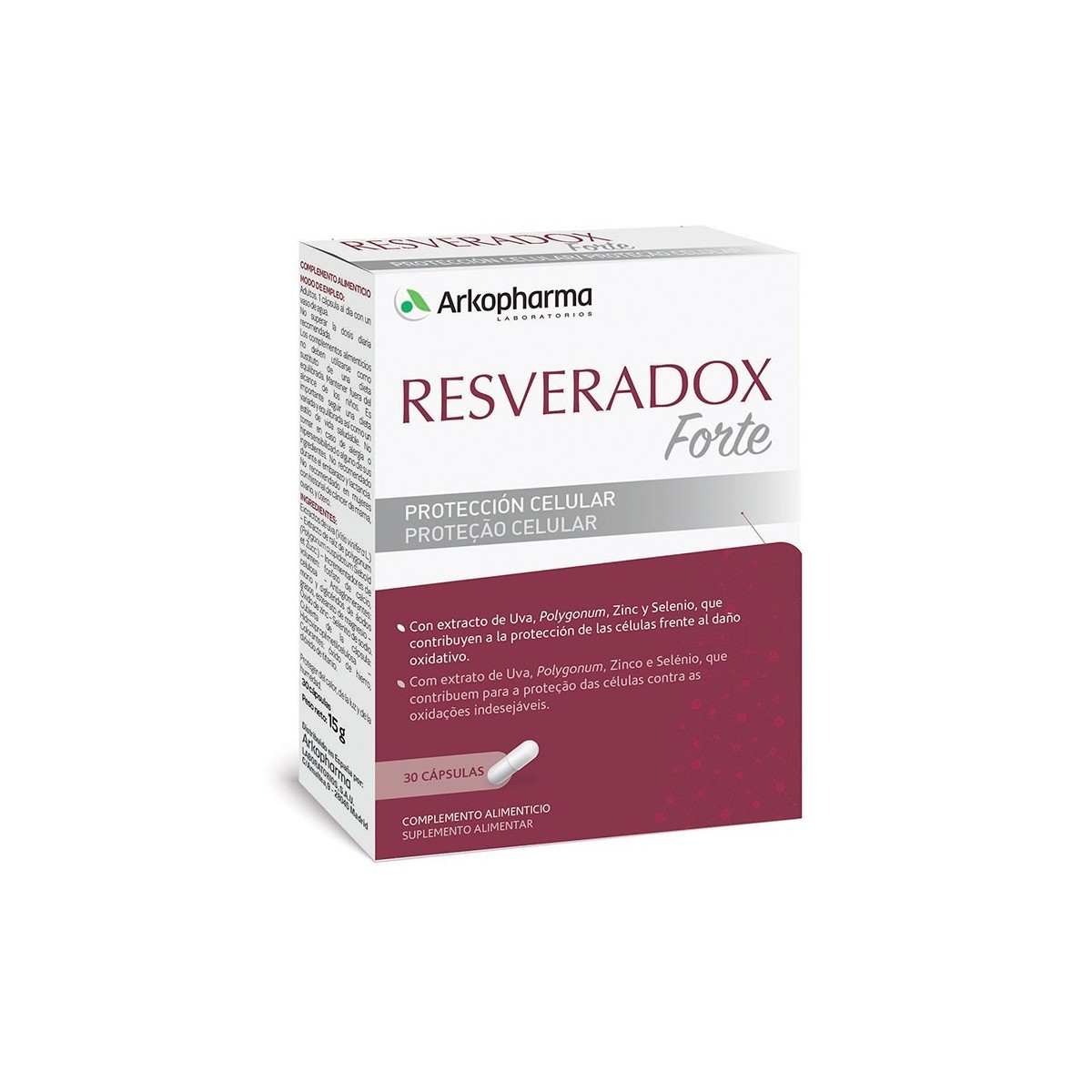 Resveradox Forte 50 mg 30 Capsulas