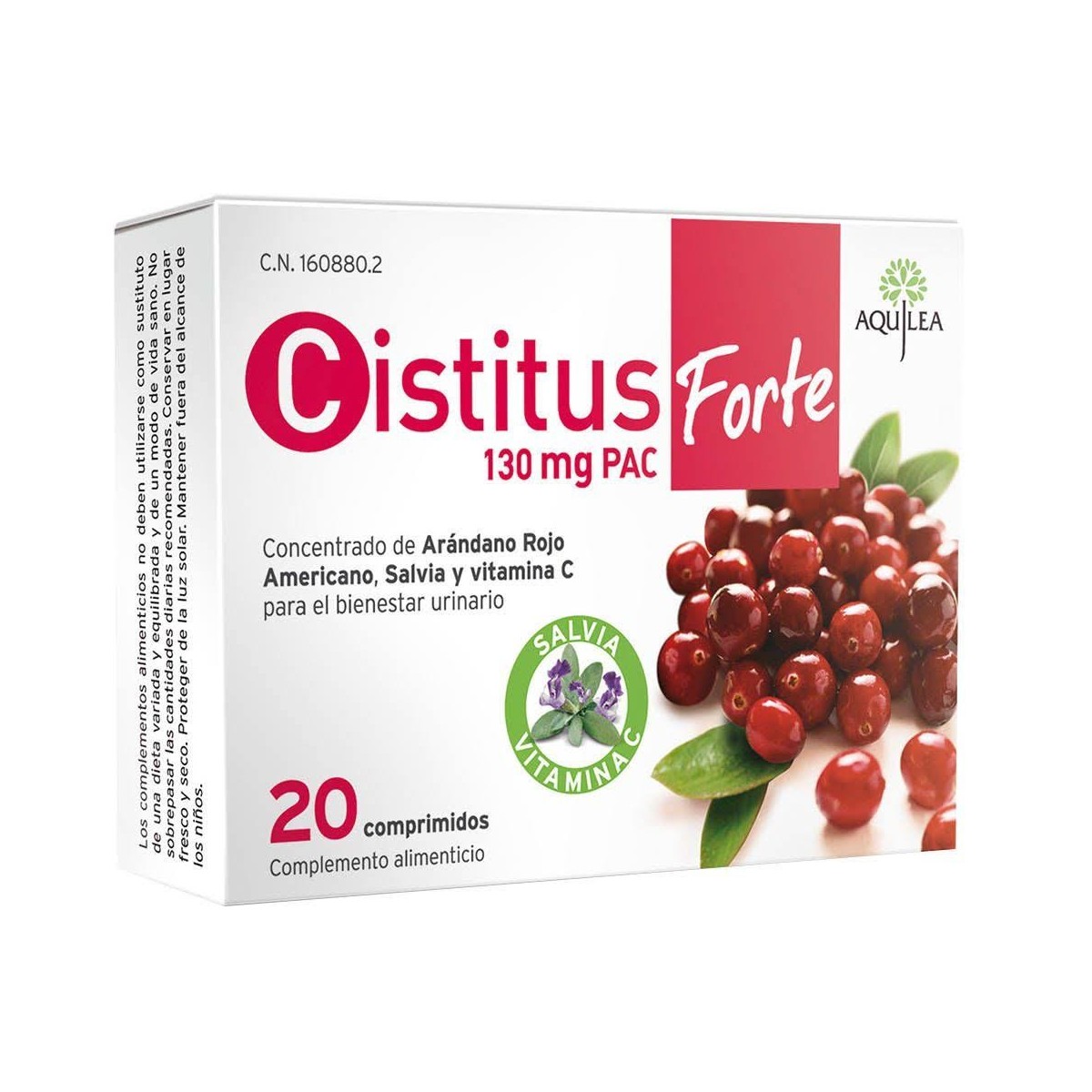 Cistitus Forte 20 Comprimidos  Aquilea