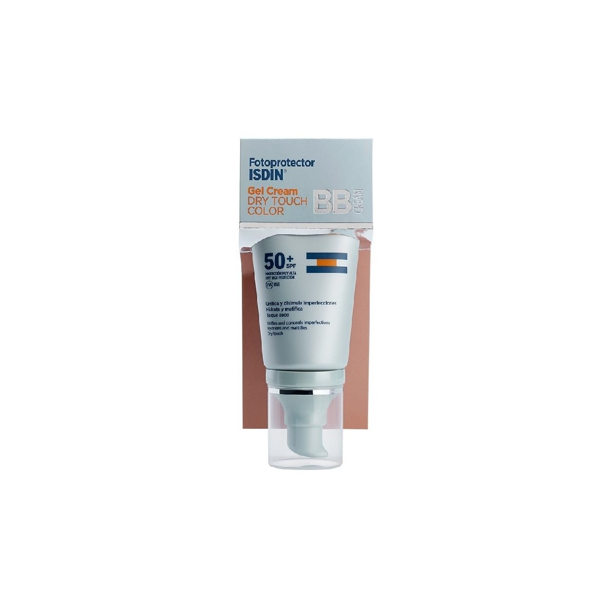 Isdin Fotoprotector Gel Cream Dry Touch Color...