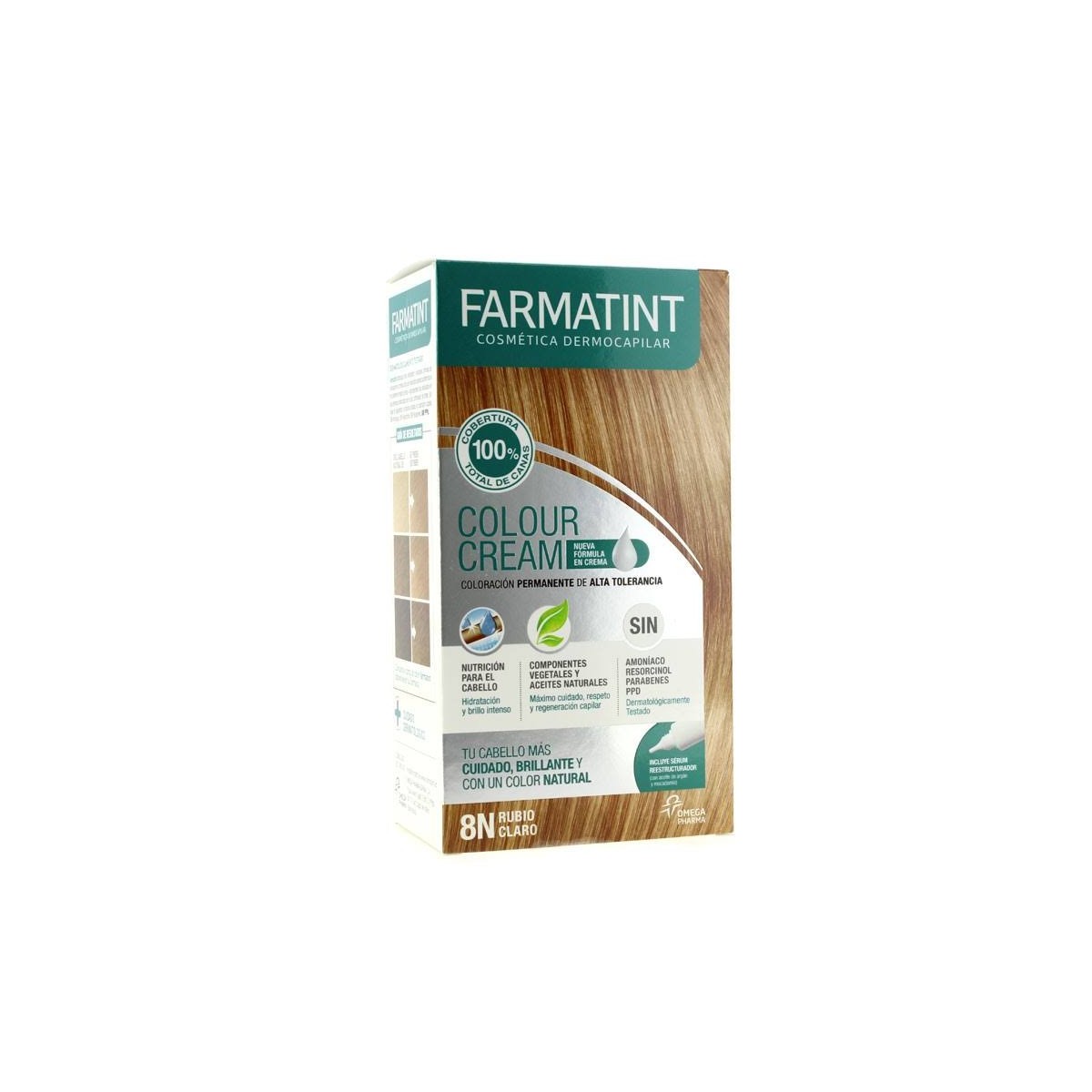 Farmatint 8N Rubio claro Crema