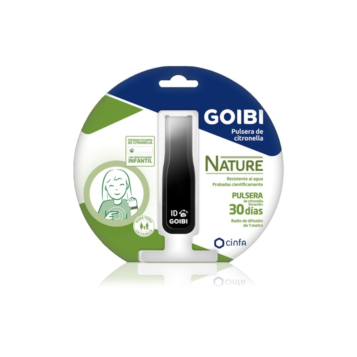 Goibi Nature Pulsera de Citronella Negra