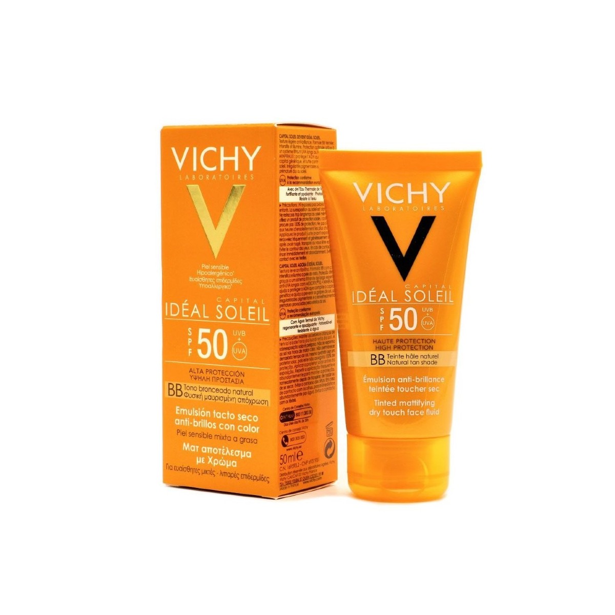 Vichy Capital Soleil BB Cream tacto seco SPF50...