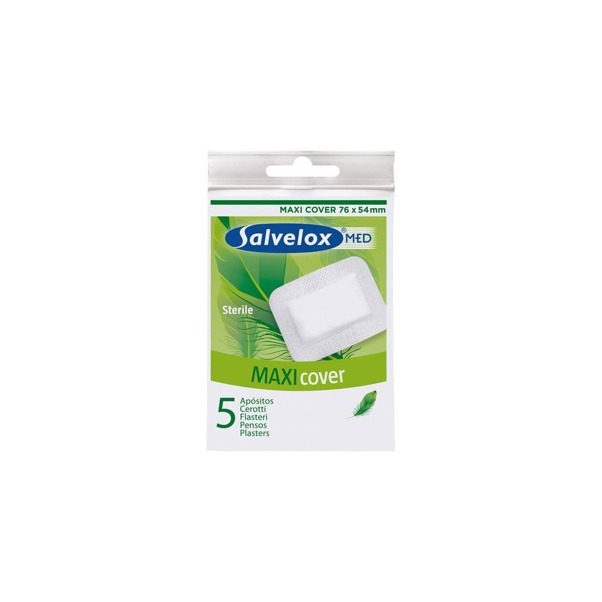 Salvelox Maxi Cover Med 76 x 54 mm 5 Apositos