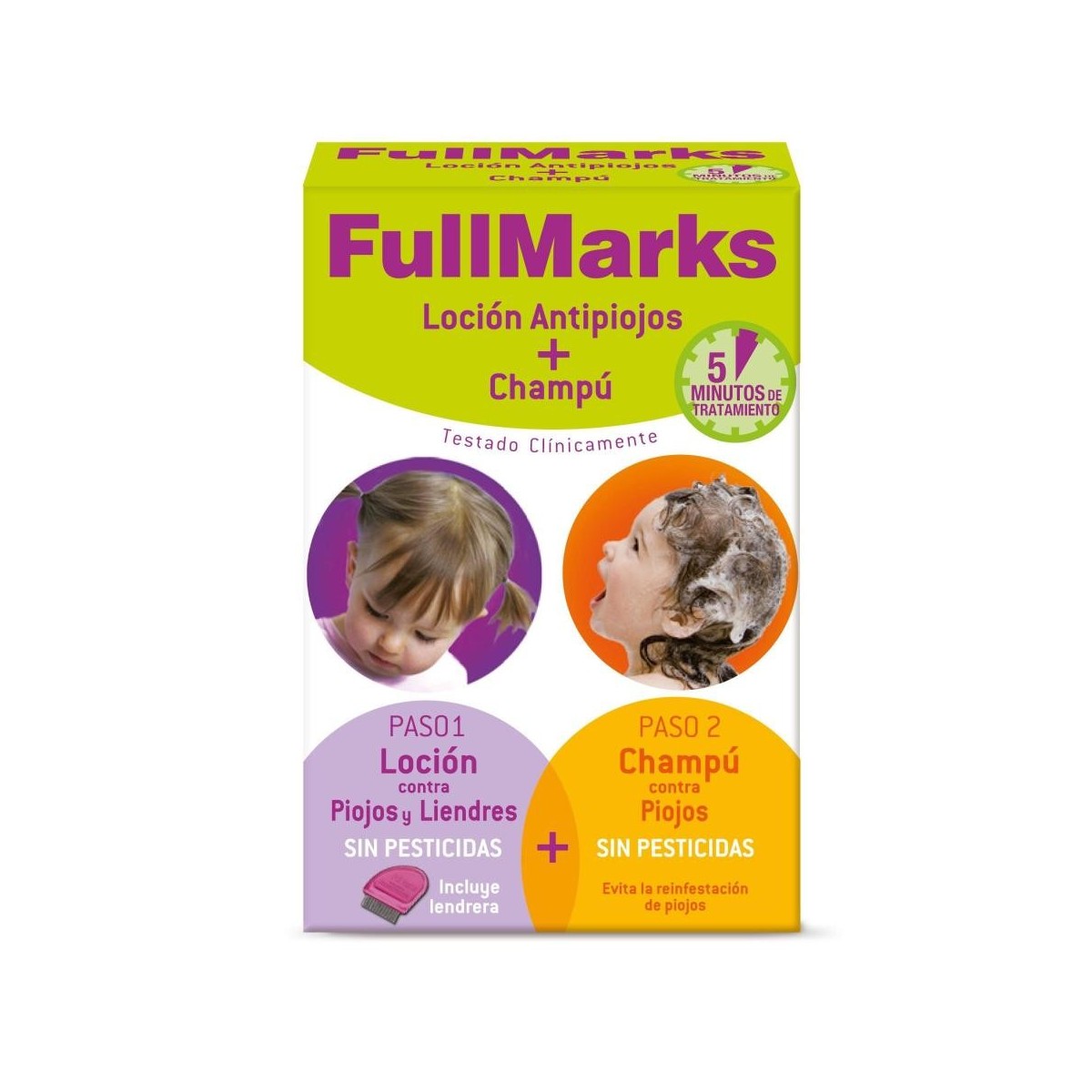 Fullmarks  Kit Antipiojos Loción  Champú
