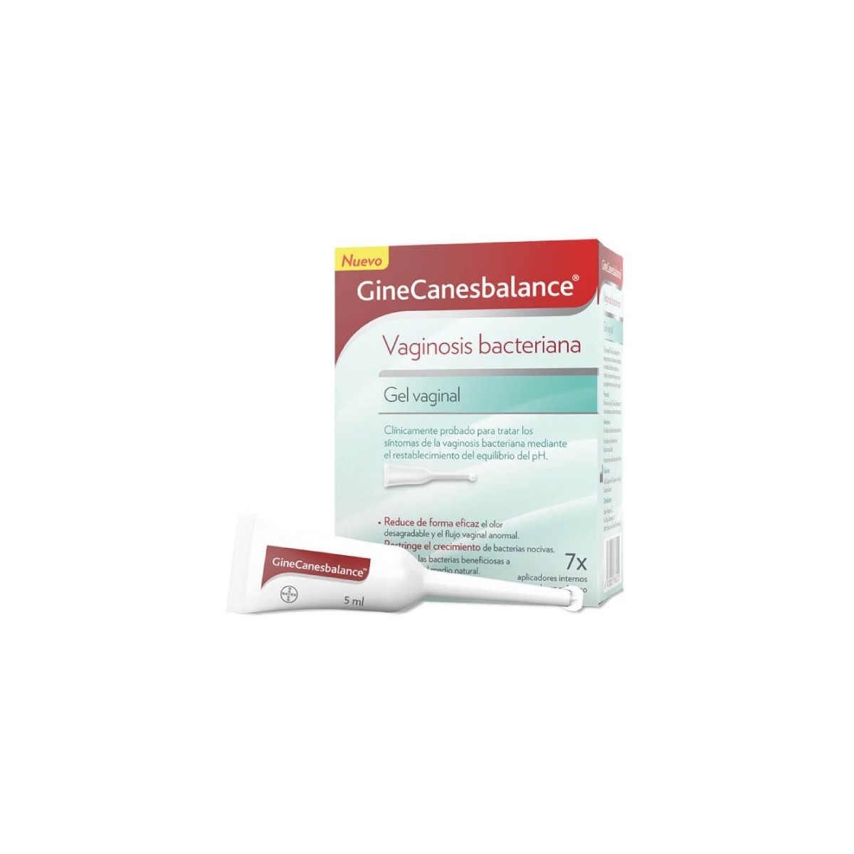 Ginecanesbalance Gel Vaginal 7 tubos 5 ml