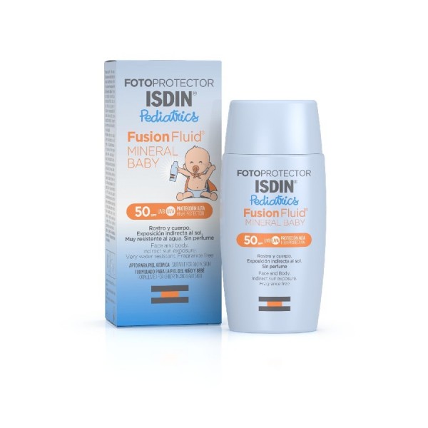 Fotoprotector Isdin Pediatrics 50 Fusion Fluid Mineral...