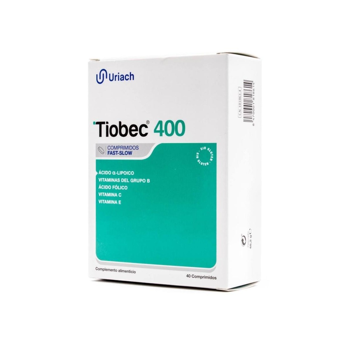 Tiobec 400 40 Comprimidos