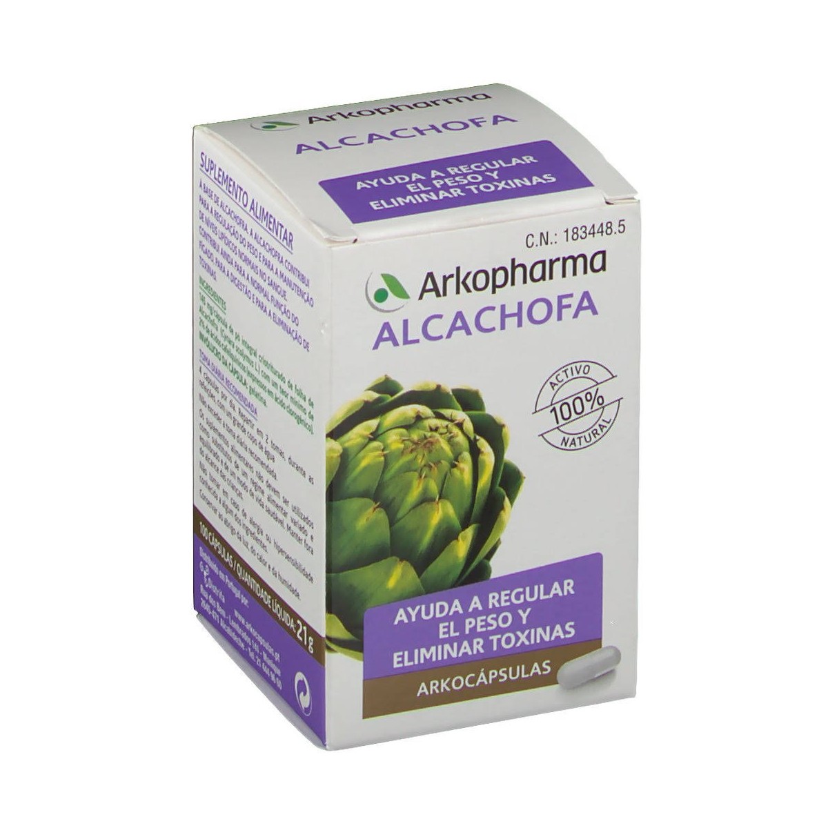 Arkopharma Alcachofa 100 cápsulas