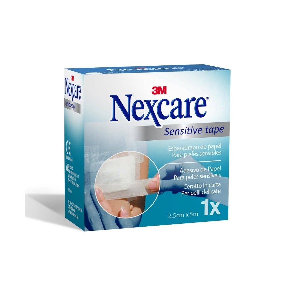 Nexcare Esparadrapo Papel Blanco 5m x 25cm