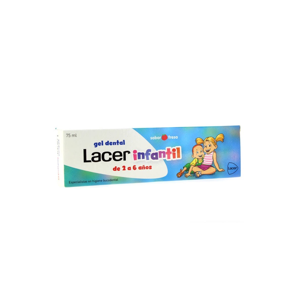 Lacer Gel Dental infantil Sabor Fresa 75 ml