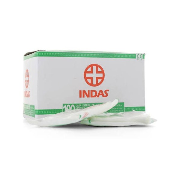 Compresas gasa Esteril Indas C100 Und