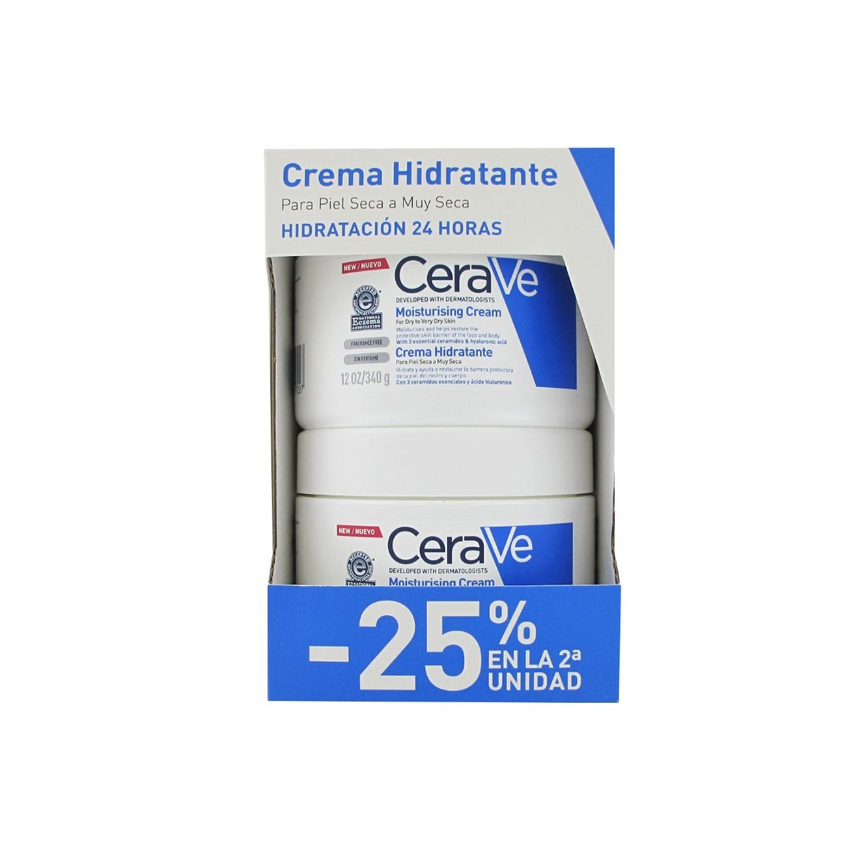 Cerave Crema Hidratante Duplo 2x340 g