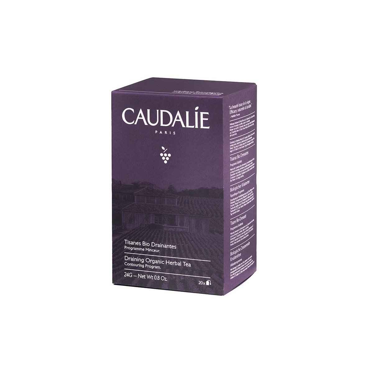 Caudalie Tisanas Bio Drenantes 20 unidades