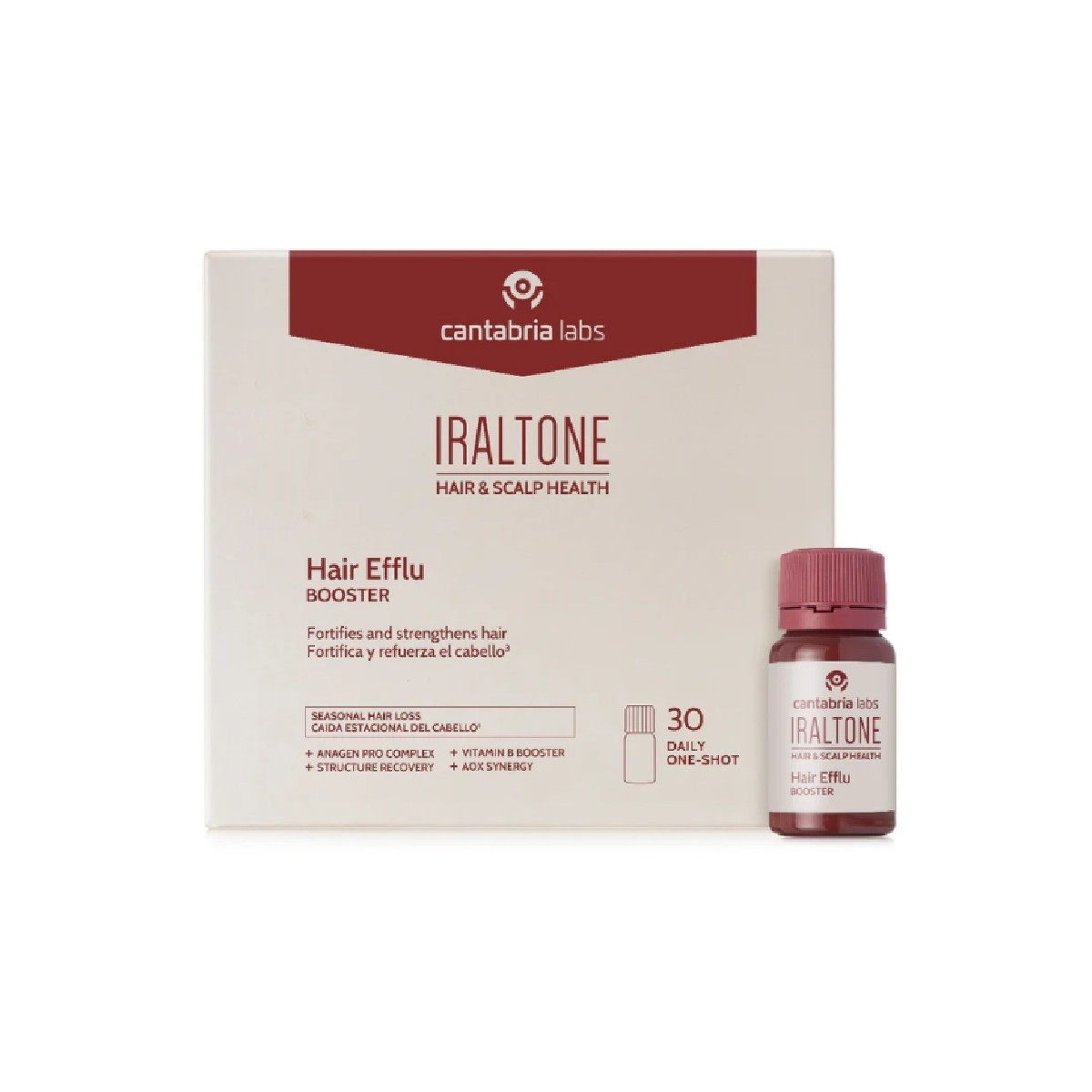 Iraltone Hair Efflu Booster 30 frascos