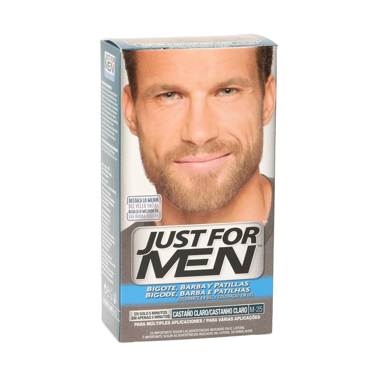 JUST FOR MEN BIGOTE Y BARBA 30 CC CASTAÑO CLARO