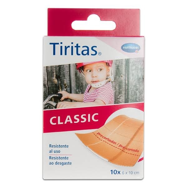 TIRITAS CLASSIC PRECORT 1 M X 6 CM  10 U