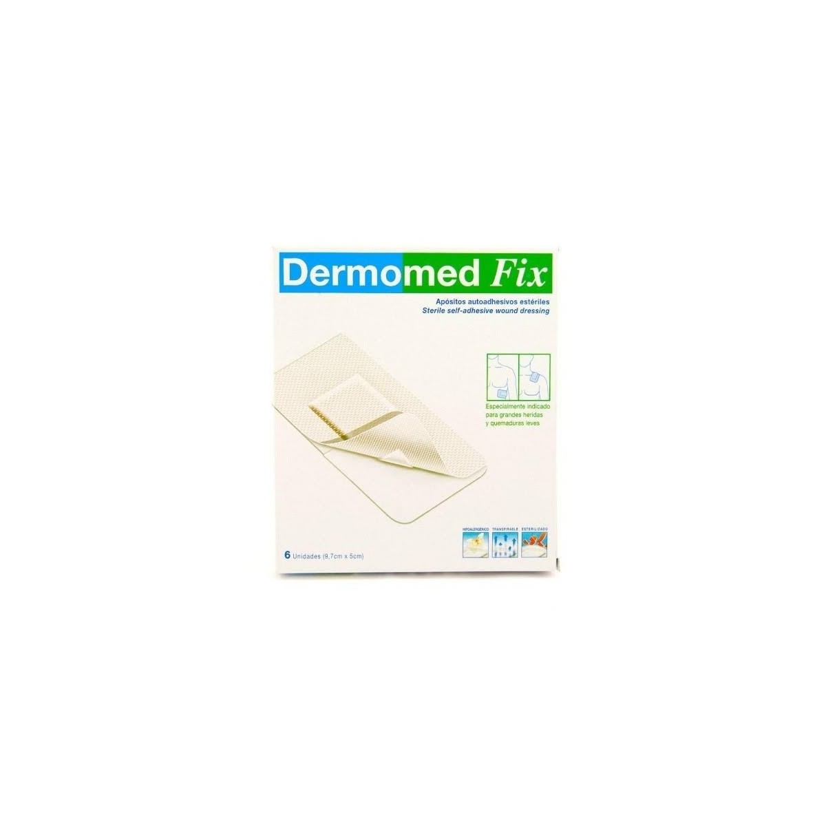 DERMOMED FIX 9 CM X 10 CM 6 U