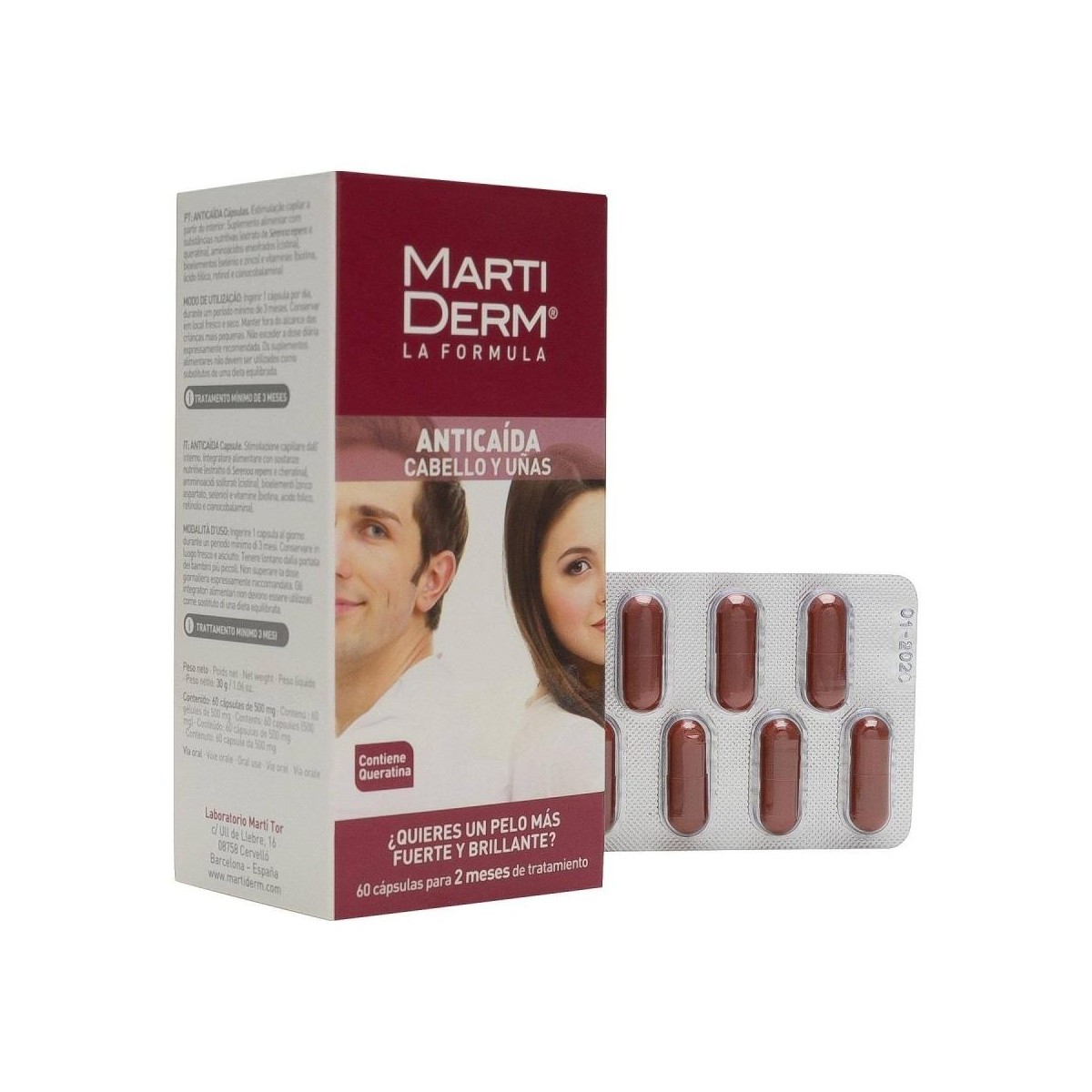 MARTIDERM ANTICAIDA ORAL 60 CAPS