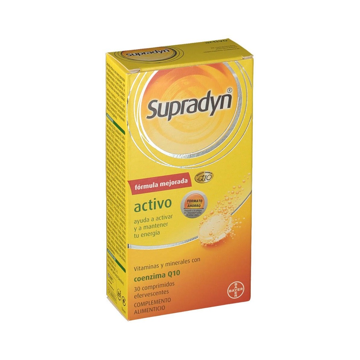 SUPRADYN ACTIVO EFERVESCENTE 30 COMP EFERV