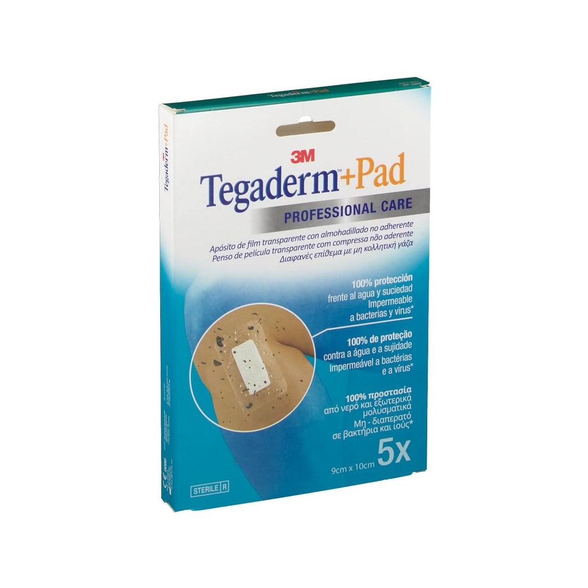 TEGADERM  PAD 10 X 9 CM 5 U