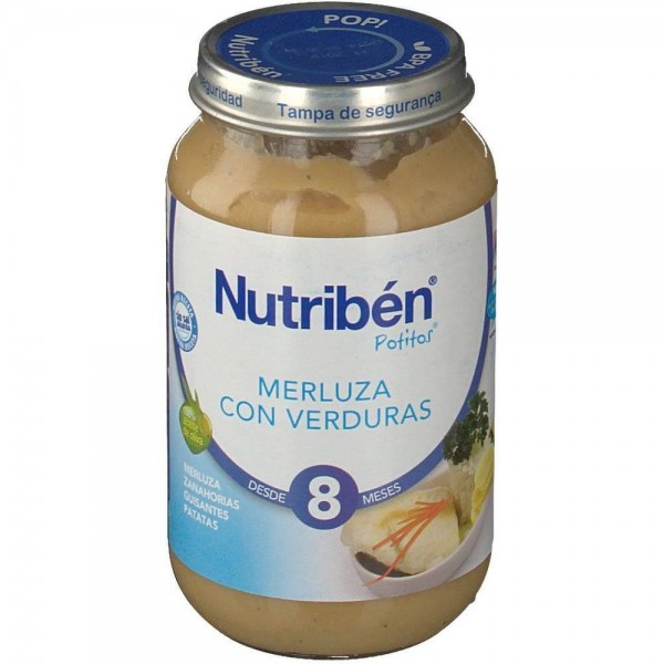NUTRIBEN MERLUZA CON VERDURA POTITO GRANDOTE 250 G