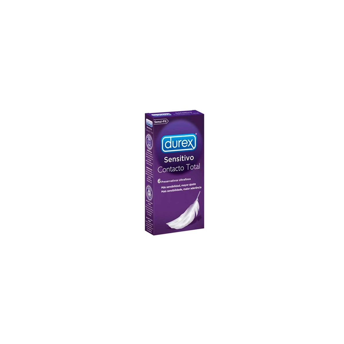 DUREX SENSITIVO CONTACTO TOTAL 6 U
