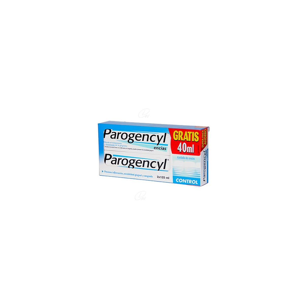 PAROGENCYL CONTROL PASTA DENTAL DUPLO 125  ML 2...